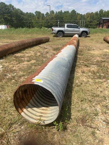 40’ long x 2’ diameter corrugated metal tile image