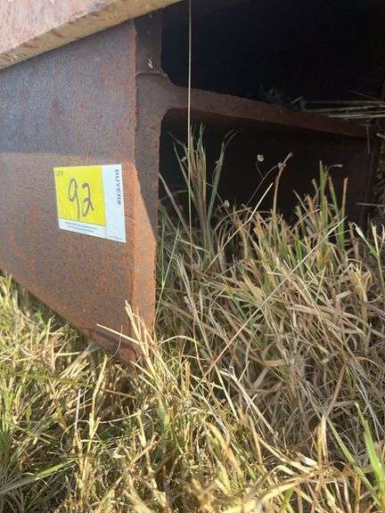 40’ long x 14” h x 3/4” thick steel I beam image