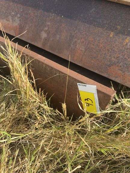 21’4” x 14” h x 3/4” thick steel I beam image
