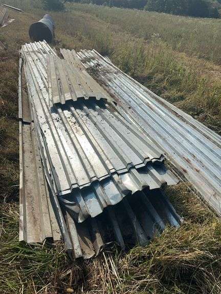 Galvanized metal roofing . Misc lengths image