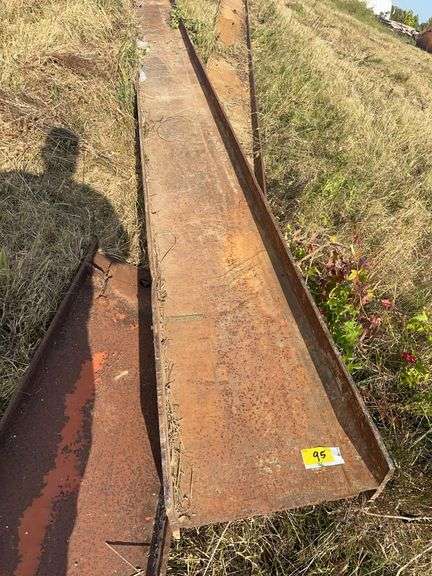 24’ long x 21” h x 1/2 thick steel ibeam image