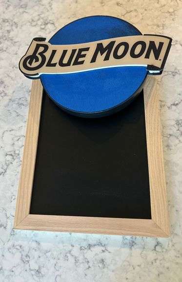 Blue Moon Phases Neon Light