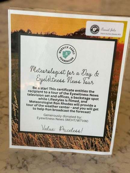 Meteorologist for a Day & EyeWitness News Tour