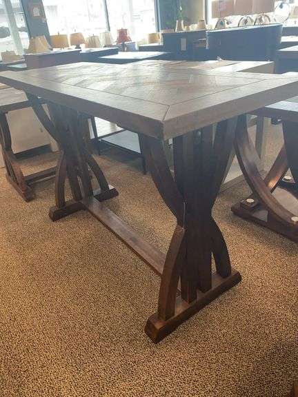 FAIRVIEW SOFA TABLE DARK OAK - JOFRAN,  INC. image