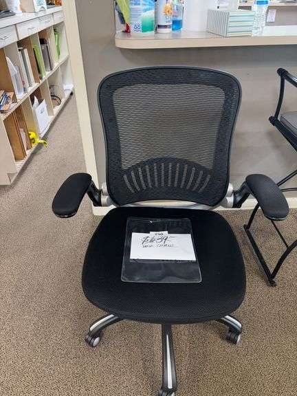 Black office chair image