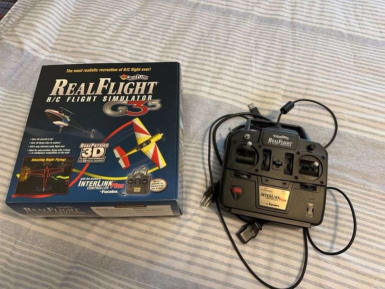 Assorted rc airplane skin material, 2 figures, r/c flight simulator image