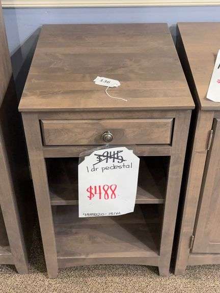 1 DRAWER UNIVERSAL PEDESTAL - ARCHBOLD FURNITURE COMPANY image