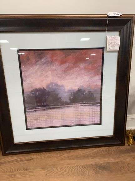 Pair wall pictures 34”sq image