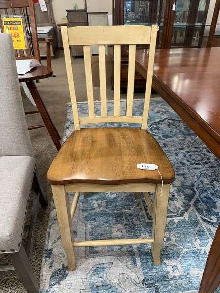 24" RAKE BACK BARSTOOL- 1 ONLY - WINNERS ONLY, INC. image