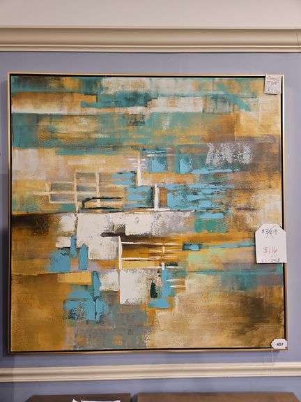 WI33815 OIL PAINTING 50X50 - STYLECRAFT HOME COLLECTION, INC. image
