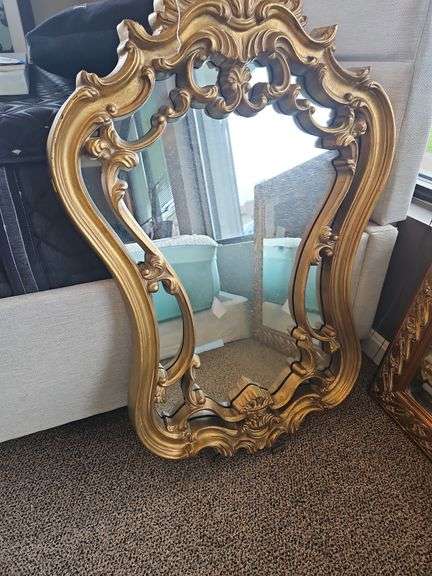 2 MIRRORS , HERMOSA WALL MIRROR -  - BASSETT MIRROR & BUMR 20X24 MIRROR image