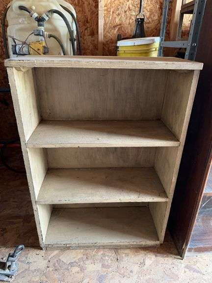 2 wooden shelves: 24 x 10 x 36 and 15 24 x 37 image