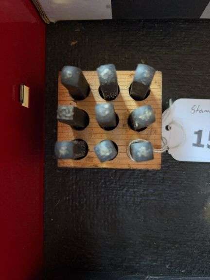 Number stamp set image