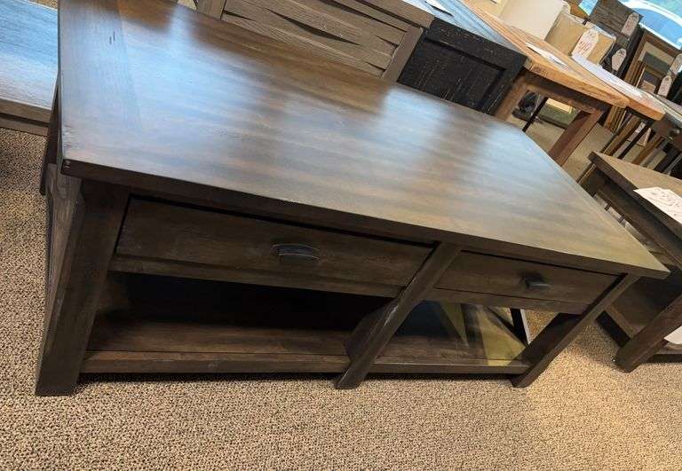 CASTERED RECTANGULAR COCKTAIL TABLE - PROGRESSIVE FURNITURE INC. image