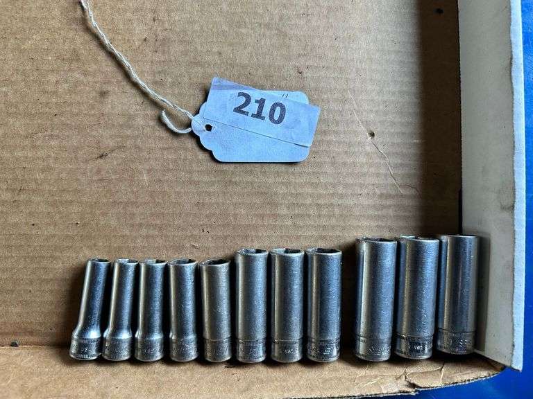 Snap-On 3/8” drive deep well metric sockets image