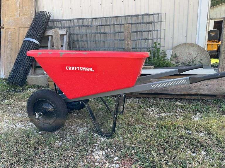 Craftsman wheelbarrow image