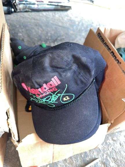 Lot of advertising caps image