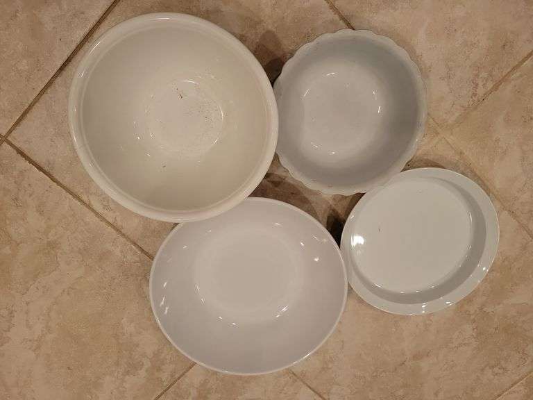 Queens Ware Charles Meakin Bowl(England), Dansk Bowl (Italy), Dansk Casserole (Portugal), Oneida Crown Rego Porcelain Bowl (China) image