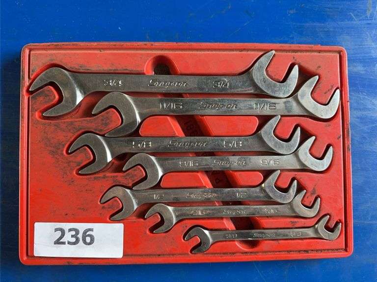 Snap-On standard open head wrench set image