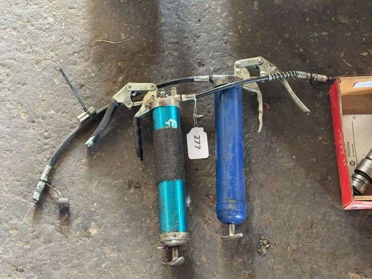 2 grease guns - One is Snap-On image