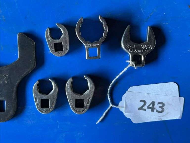 Timing belt wrenches and open end crow foot wrenches image