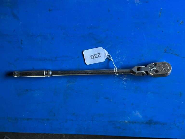 Snap-On 1/2" drive 15” handle swivel head rachet image