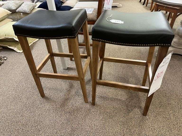 SO  VAIL MAPLE LEATHER BAR STOOL - BASSETT FURNITURE IND., INC image