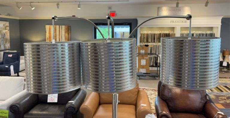 Nickel Finish 3 fixture light image