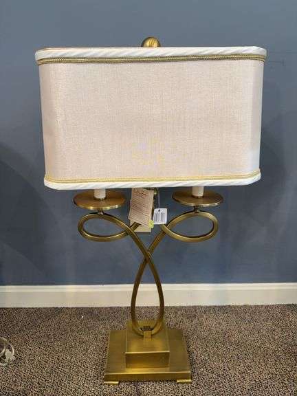 LAMP BP8165 TL,W/HARP/FINIAL - STYLECRAFT HOME COLLECTION, INC. 32" & UG-1022-30 MERCURY TABLE LAMP SILVER 20"- MOE'S HOME COLLECTION image