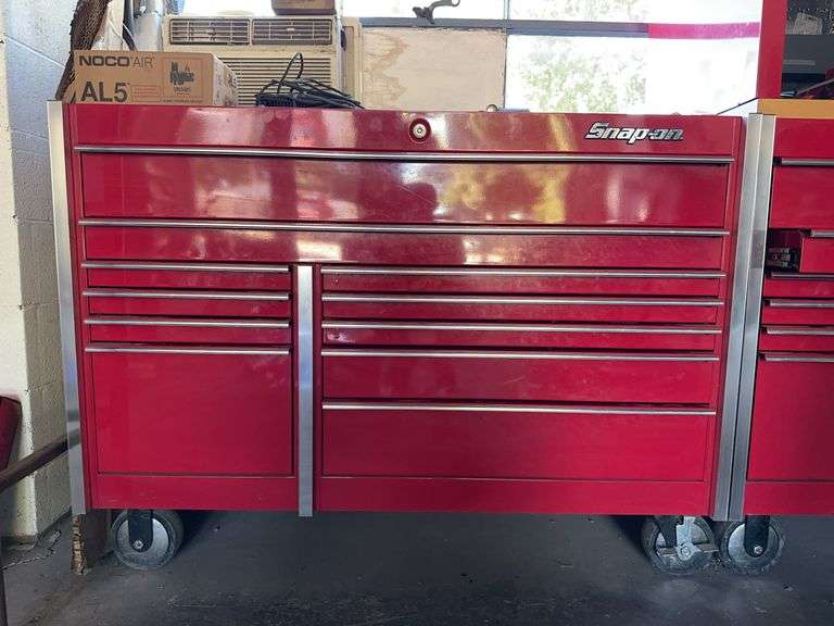 Snap-On 11 drawer tool cabinet on casters image