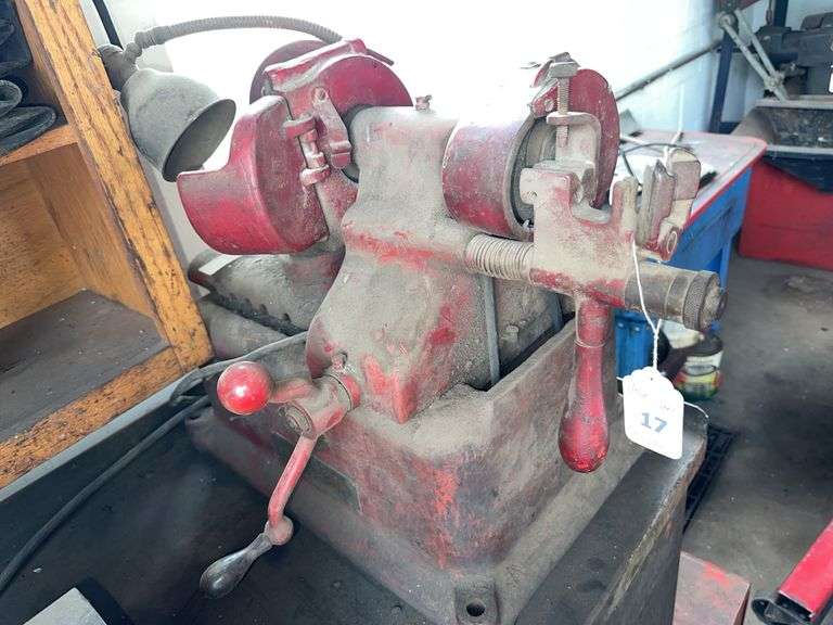Valve grinder and tool box with contents image