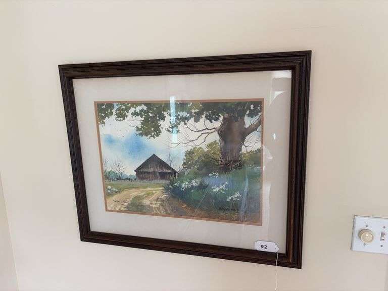 Jerry Baum  “ Around the Bend” print image