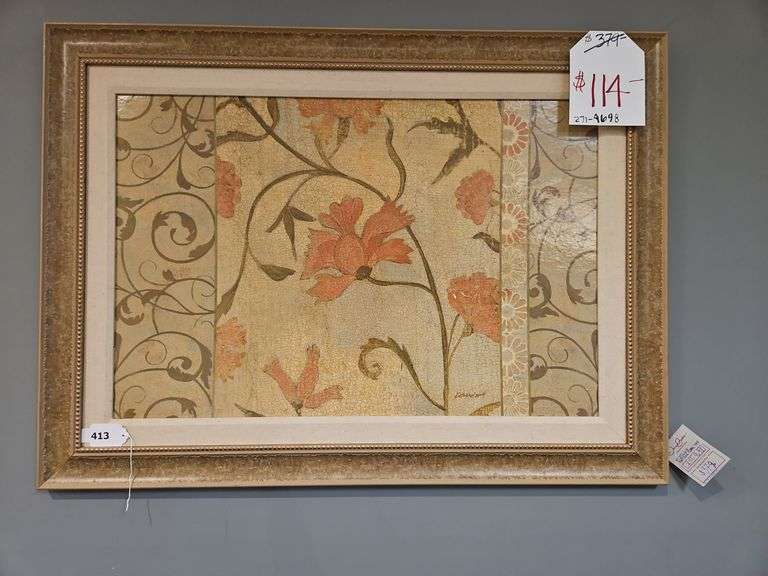 ANTIQUE FLORAL VINE - NEW CENTURY PICTURE CORP image