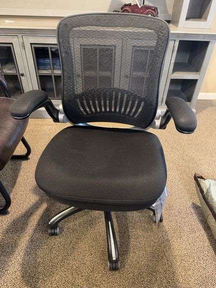 BLACK DESK CHAIR - PARKER HOUSE FURNITURE image