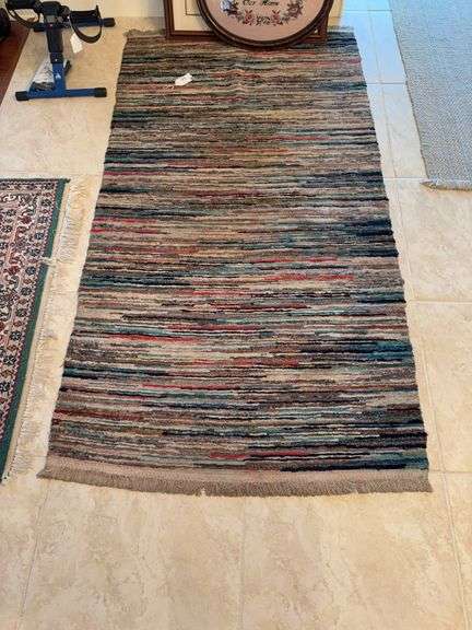 40” x 75” rag rug image