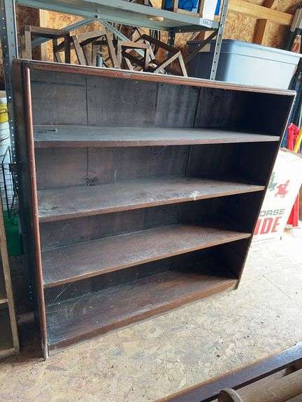 Vintage book shelf : 47 x 10 x 47 image