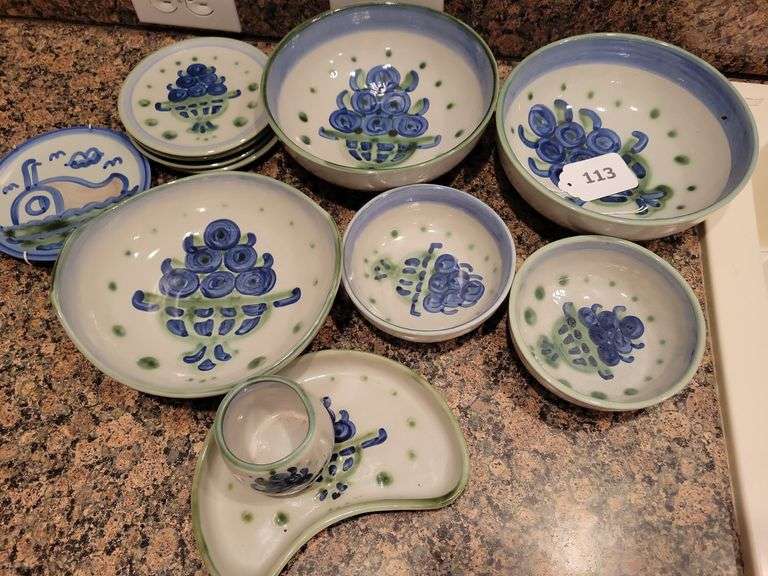 M.A. Hadley Bowls, Condiment Bowls, Saucers, misc image