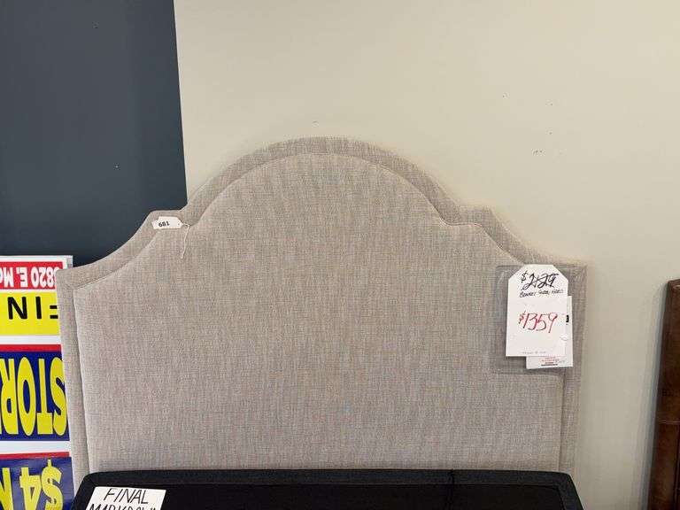 BARCELONA BONNET QUEEN HEADBOARD - BASSETT FURNITURE IND., INC image