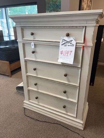 5 DRAWER CHEST- ASPEN HOME image