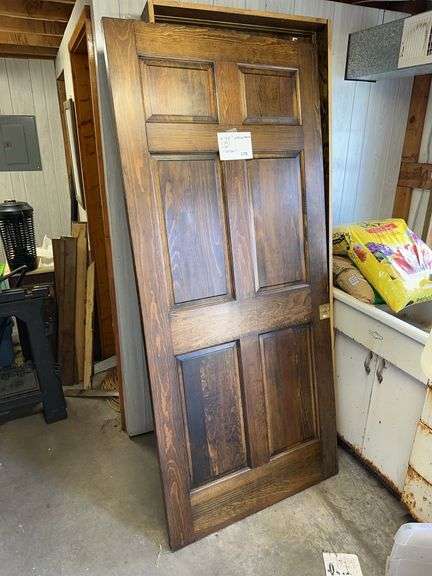2-36” pine sliding interior doors, 1-32” interior door, 1-30” interior door, 1-24” interior door image