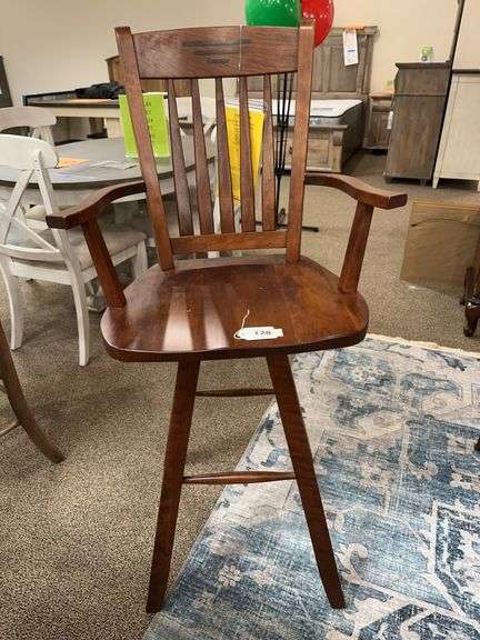CLASSIC SHAKER SWIVEL BAR STOOL - MAVIN image