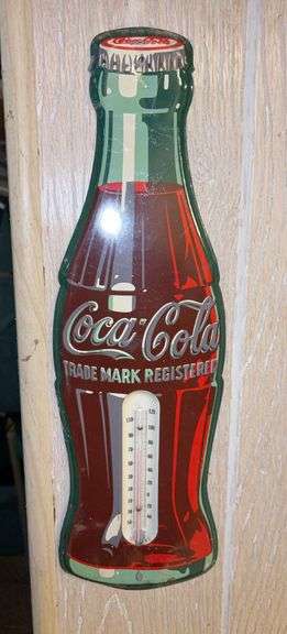 17” Coca Cola thermometer image