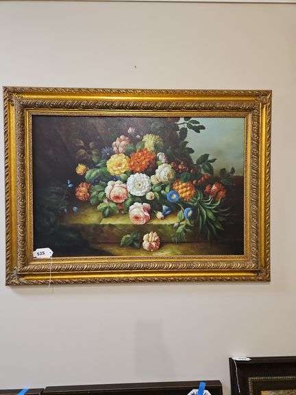 24X36C FORAL OIL (PICTURE THPICTURE - PICTURES image