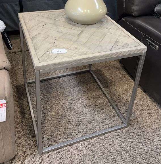 DESIGNER RECTANGLE END TABLE - BERNHARDT FURNITURE CO image