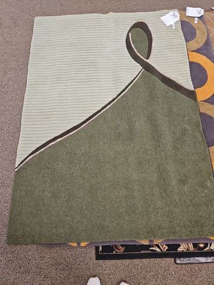 MALABAR 100% WOOL 5X8 RUG 5304B image