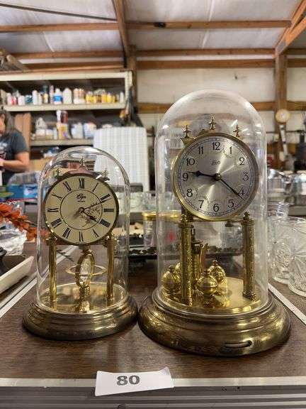 2 anniversary clocks, misc containers image
