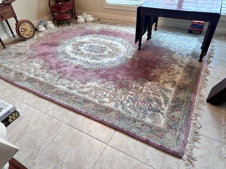 Chindia hand woven wool rug image