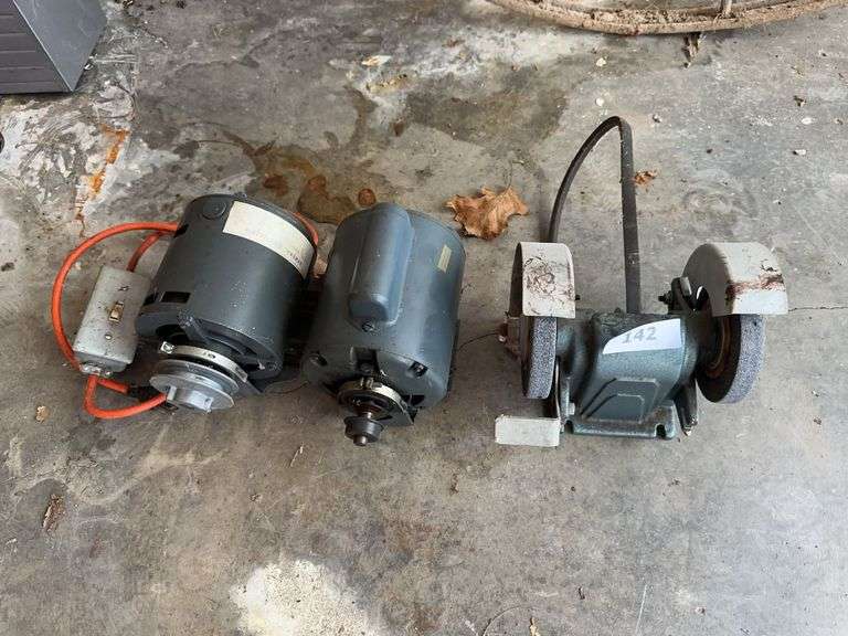 Belt driver grinder and (2)3 hp motors image