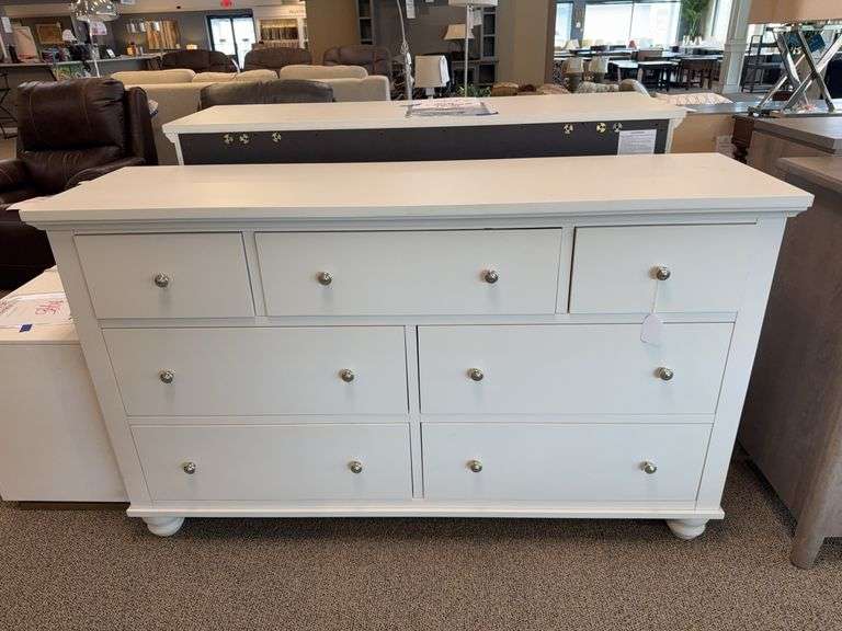 WHITE DOUBLE DRESSER - ASPEN HOME image