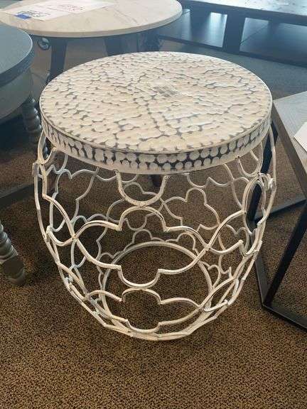 MULTI-DIMENTIONAL DRUM ACCENT TABLE - JOFRAN,  INC. image